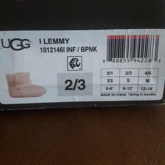100% Authentic Infant Ugg Boots - Picture 4 of 6